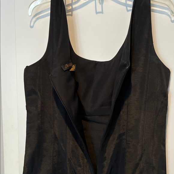 Chic Black Sleeveless Midi Dress with removable jacket      B1 - Picture 4 of 9